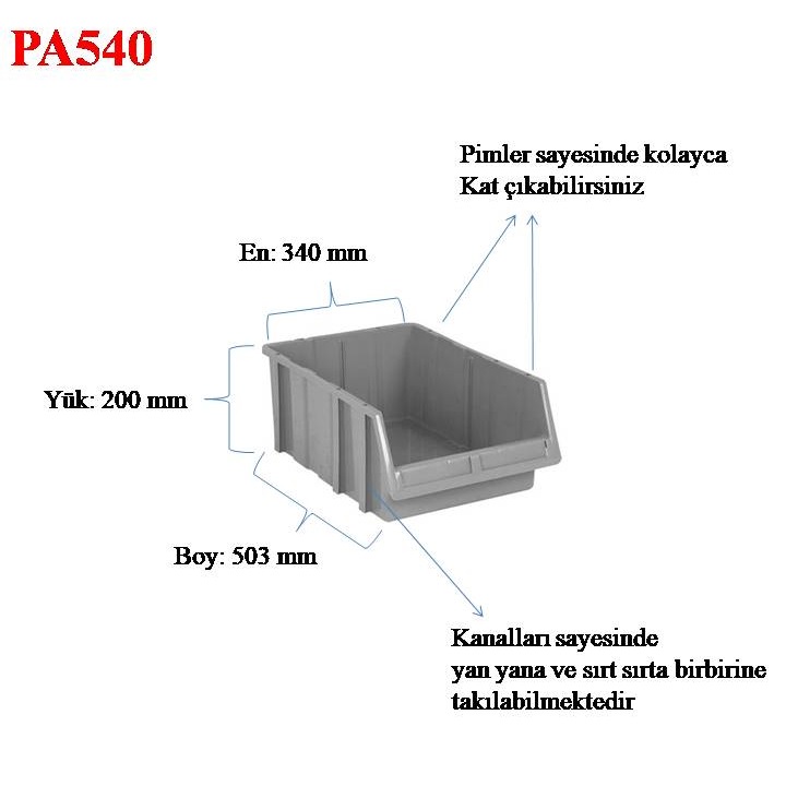 PA540 AVADANLIK GRİ